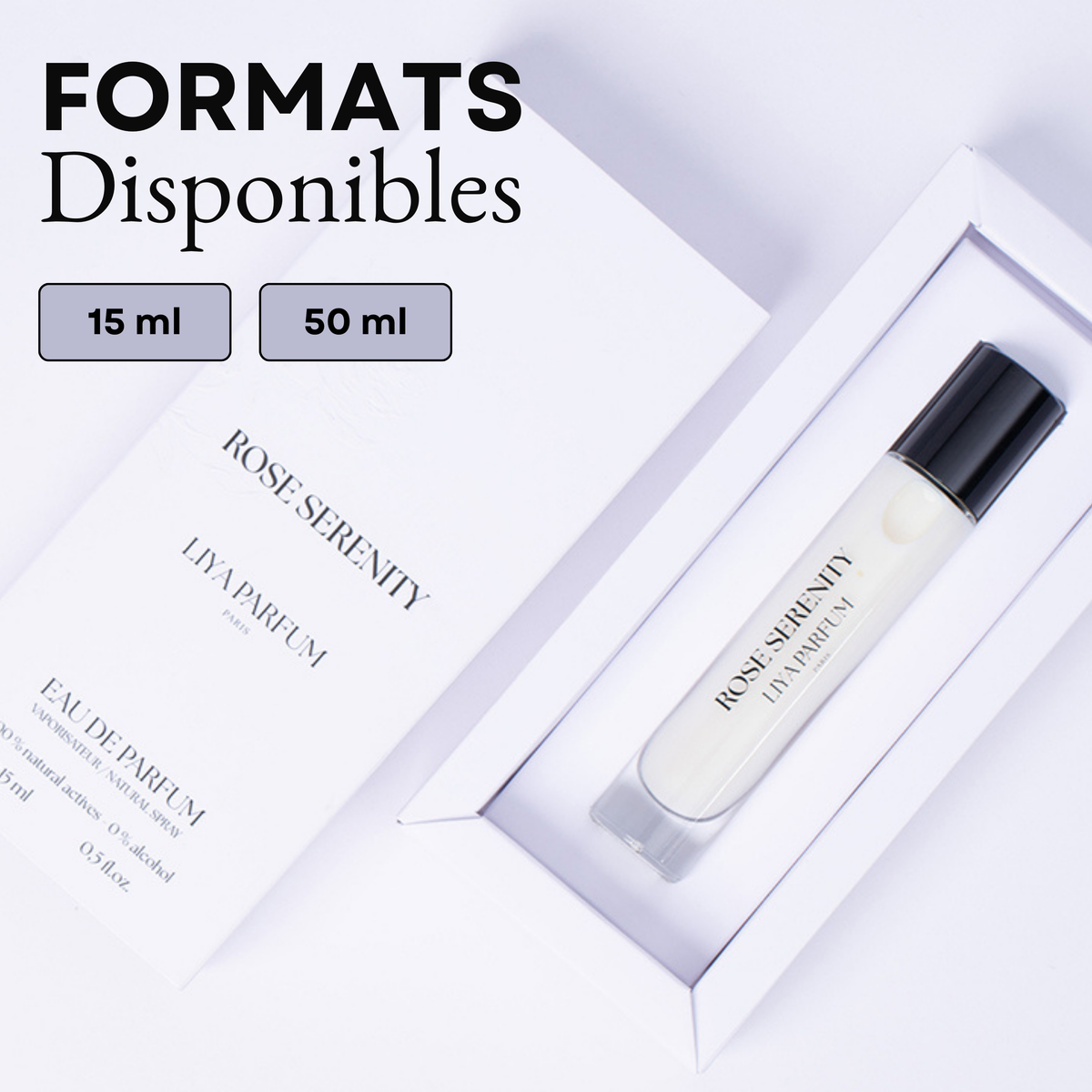 ROSE SERENITY 50 ml | Natural Floral Perfume, Elegance and